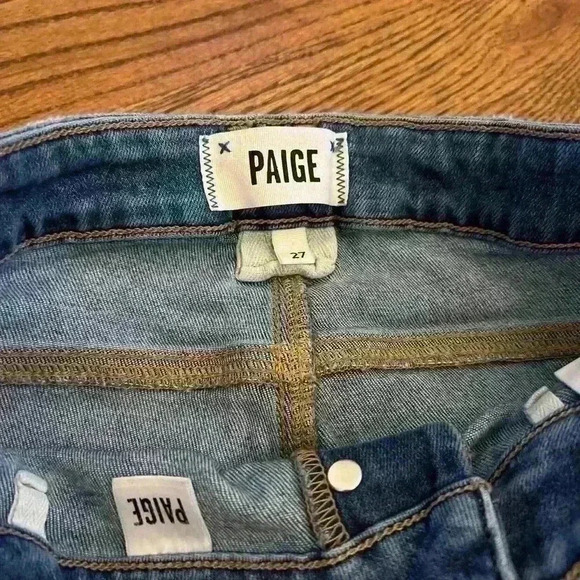Paige Emmie Ankle Button Jeans size 27 - Picture 3 of 6